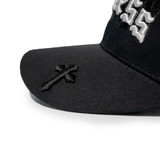 Joshua Van ' UFC 328 Born Fearless' Mesh Trucker Hat (Black) — detail