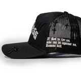 Joshua Van ' UFC 328 Born Fearless' Mesh Trucker Hat (Black) — view 4