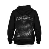 Joshua Van 'Born Fearless Photo' Premium + Standard Issue  Heavyweight Hoodie (Black) — back
