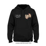 Joshua Van 'Fearless Glow' Premium + Standard Issue  Heavyweight Hoodie (Black) — front