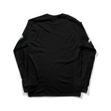Joshua Van 'Fearless Blur' Long Sleeve Tee (Black) — back