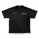 Joshua Van 'Born Fearless' Tee (Black) — front