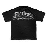 Joshua Van 'UFC 328 Stone Fearless' Tee (Black) — back
