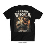 Sergio Vega 'SAY WHEN' Adult Tee (Black) — back