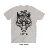 Alessandro Costa 'El Lobo' Tee (Stone) — back