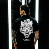 Alessandro Costa 'El Lobo' Tee (Stone) — back