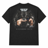 Alessandro Costa 'STAY READY' Fight Capsule Tee (Vintage Black) — back