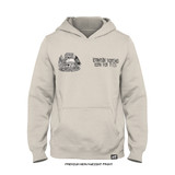 Brandon Moreno 'El Pyramide' Premium Hoodie (Natural) — front