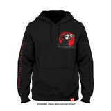 Taco Padilla 'Blood Moon' Premium + Signature Issue  Heavyweight Hoodie (Black) — front