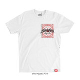 Bobby 'KING' Green 'BANDANA' Tee (White) — front