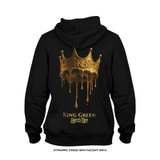 Bobby 'KING' Green 'CROWN DRIP' Heavyweight Hoodie (Black X Gold) — back