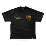 Bobby 'KING' Green 'CROWN DRIP' Tee (Black X Gold) — front