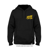 Ricky Simon 'Officer Simon' Premium + Signature Issue  Heavyweight Hoodie (Black) — front