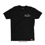 Raul Rosas Jr. 'Vintage Collage' Tee (Black) — front