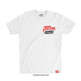 Johnny Walker 'HERE'S JOHNNY BIG BACK' Tee (White) — front