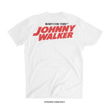 Johnny Walker 'HERE'S JOHNNY BIG FRONT' Tee (White) — back