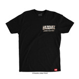Gianni Vazques 'Combate Global May 9th MMXXVI' Tee (Black) — front