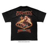 Dylan Capetillo VEGAS CINCO DE MAYO tee (Black) — Premium Heavyweight, back