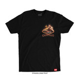 Dylan Capetillo VEGAS CINCO DE MAYO tee (Black) — Standard Issue, front