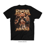 Cisco Rivera UNF fight capsule tee (Black) — Standard Issue, back