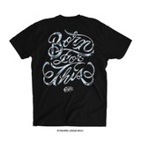 Chrome Script by GRAFIK tee (Black) — Standard Issue, back