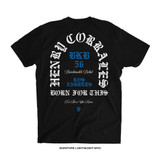 Henry Corrales 'BKB 56 Los Angeles' Signature Lightweight Tee (Black) — BACK