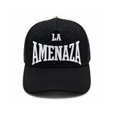 Born For This™ X La Amenaza Premium hat front image.