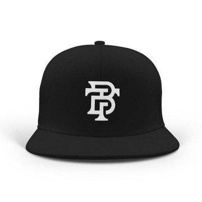 Born For This™ Monogram Logo Snapback (Black) — front