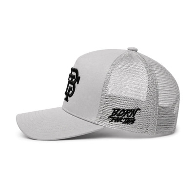 Born For This™ CORE Monogram Mesh Trucker (Gray Stone) — view 3