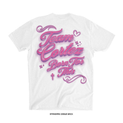 Tracy Cortez 'Airbrush' Tee (White) — back