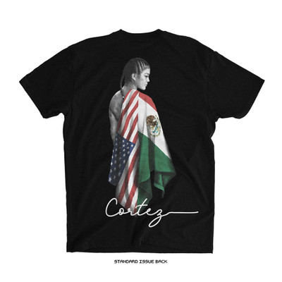 Tracy Cortez 'Root Flags' Tee (Black) — back
