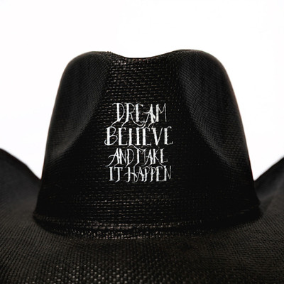 Diego Lopes Dream Believe Western Cowboy Hat (Black) — front