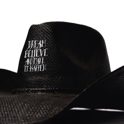 Diego Lopes Dream Believe Western Cowboy Hat (Black) — front