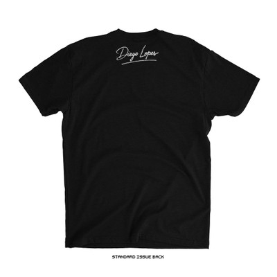 Diego Lopes 'Wrong Tree BIG Front' Tee (Black) — back