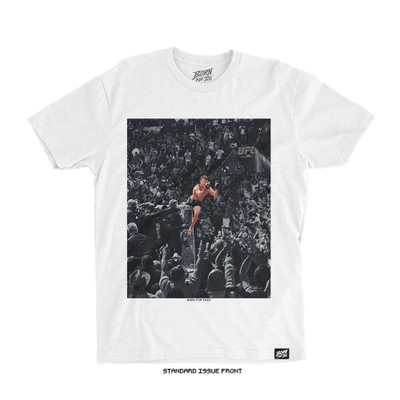 Diego Lopes 'Wrong Tree BIG Front' Tee (White) — front