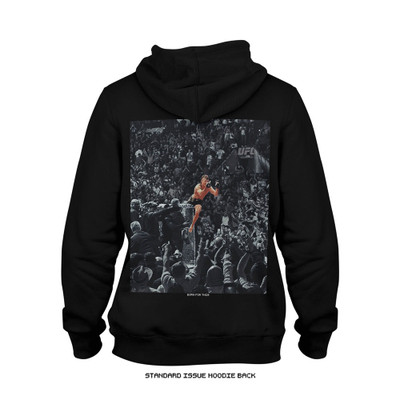 Diego Lopes 'Wrong Tree BIG Back' Premium Heavyweight Hoodie (Black) — back
