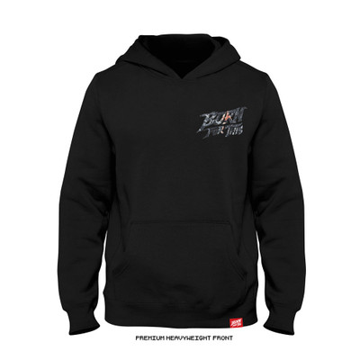 Diego Lopes 'Wrong Tree BIG Back' Premium Heavyweight Hoodie (Black) — front