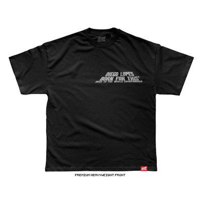 Diego Lopes UFC 325 'Road to the Championship' Tee (Black) — front