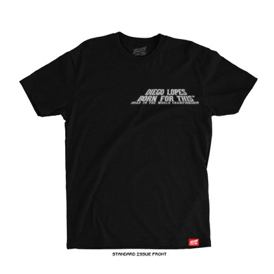 Diego Lopes UFC 325 'Road to the Championship' Tee (Black) — front
