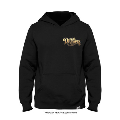 Diego Lopes UFC 325 'Crocodile Lopes' Heavyweight Hoodie (Black) — front