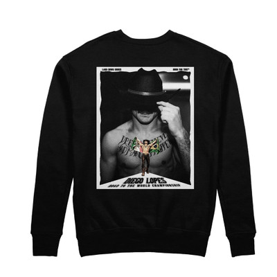 Diego Lopes UFC 325 'Road to the Championship' Premium Crewneck (Black) — back