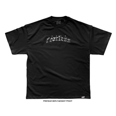 Joshua Van 'Born Fearless Photo' Tee (Black) — front