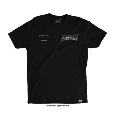 Joshua Van 'Born Fearless' Tee (Black) — front