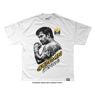 GENSAN STRONG Relief Effort Tee (White) — front