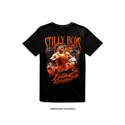 Landon Robideau 'VICTORY' Youth Tee (Black) — back