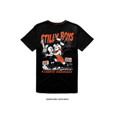 Landon Robideau 'ANIMATED' Youth Tee (Black) — back