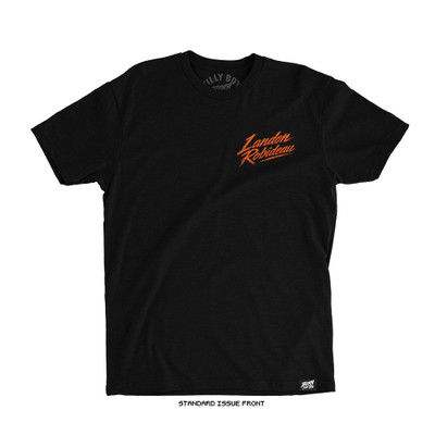 Landon Robideau 'VICTORY' Adult Tee (Black) — front