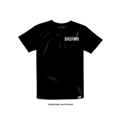 Sergio Vega 'MENTALITY' Youth Tee (Black) — front