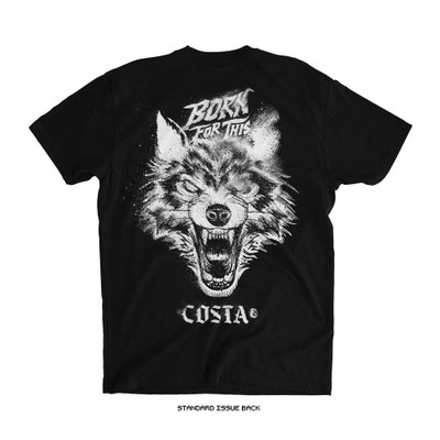 Alessandro Costa 'El Lobo' Tee (Black) — back