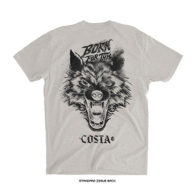 Alessandro Costa 'El Lobo' Tee (Stone) — back